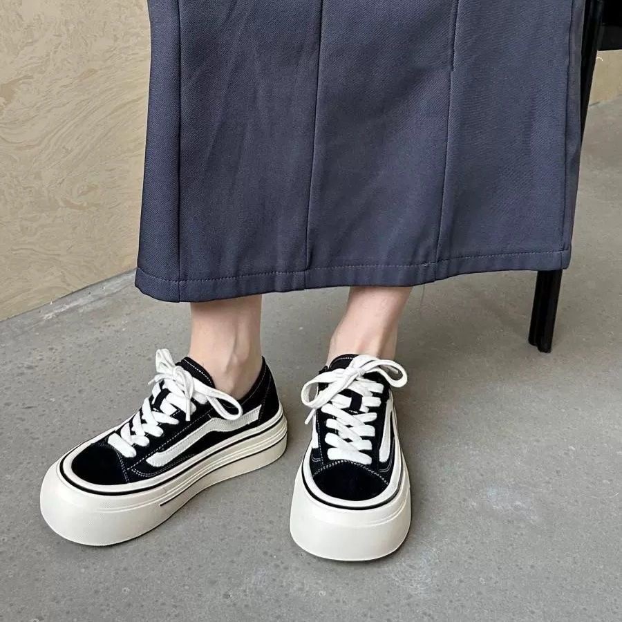 Vans Shoes Old Skool - 2024 Nieuwe Volwassen Vrouwelijke Sneakers Met
