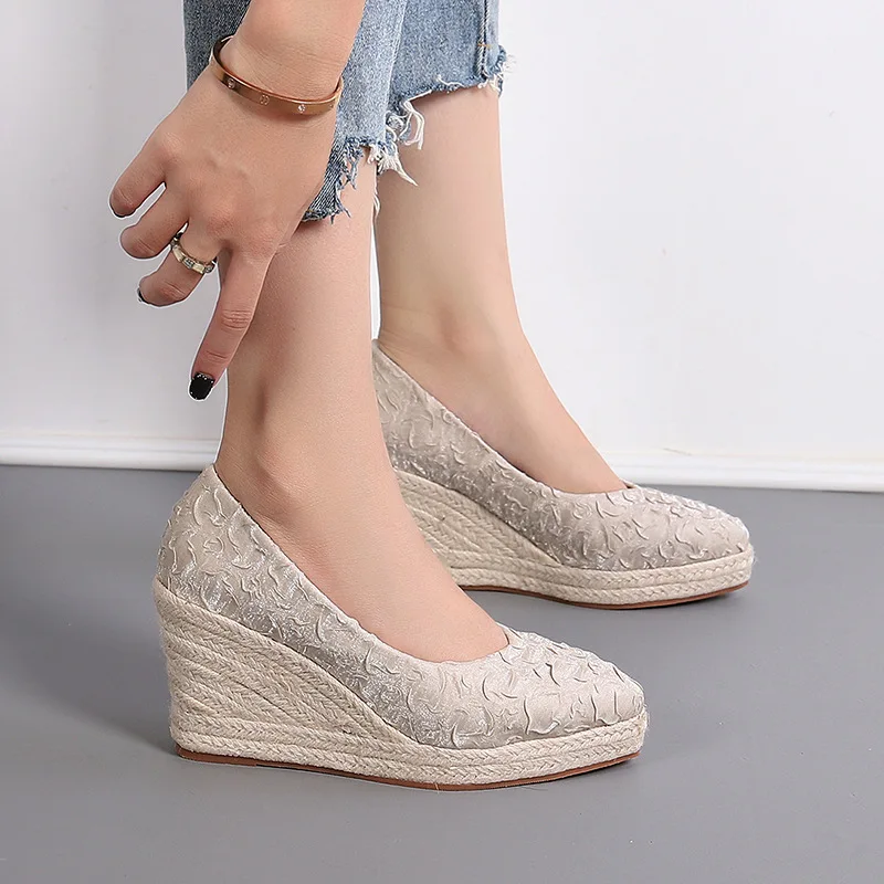 8cm Maat 34-42 Ademend Comfort - Wedge Espadrille Women recensie en prijs