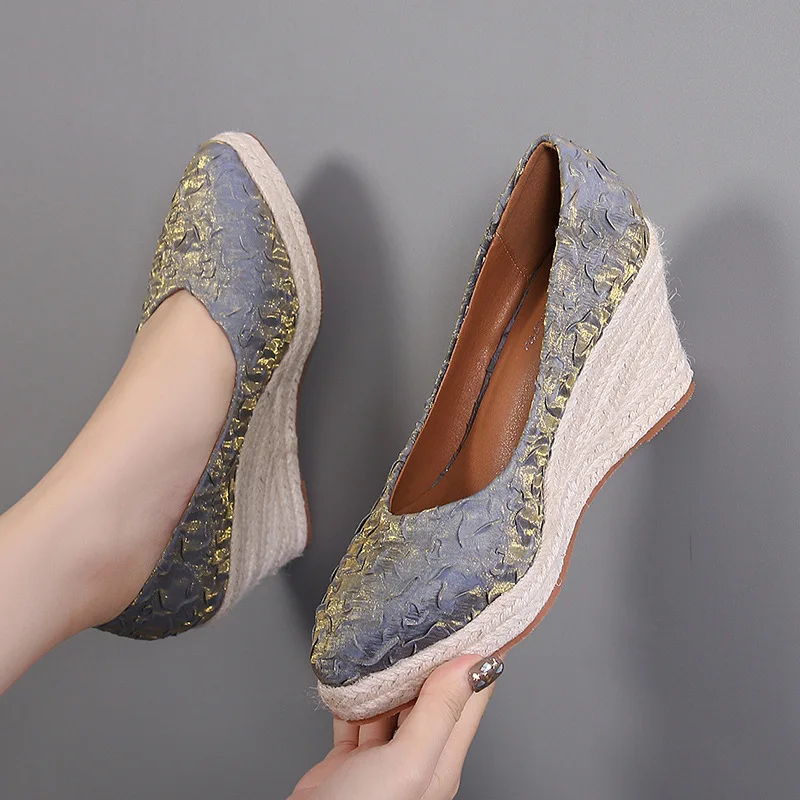 8cm Maat 34-42 Ademend Comfort - Wedge Espadrille Women recensie en prijs