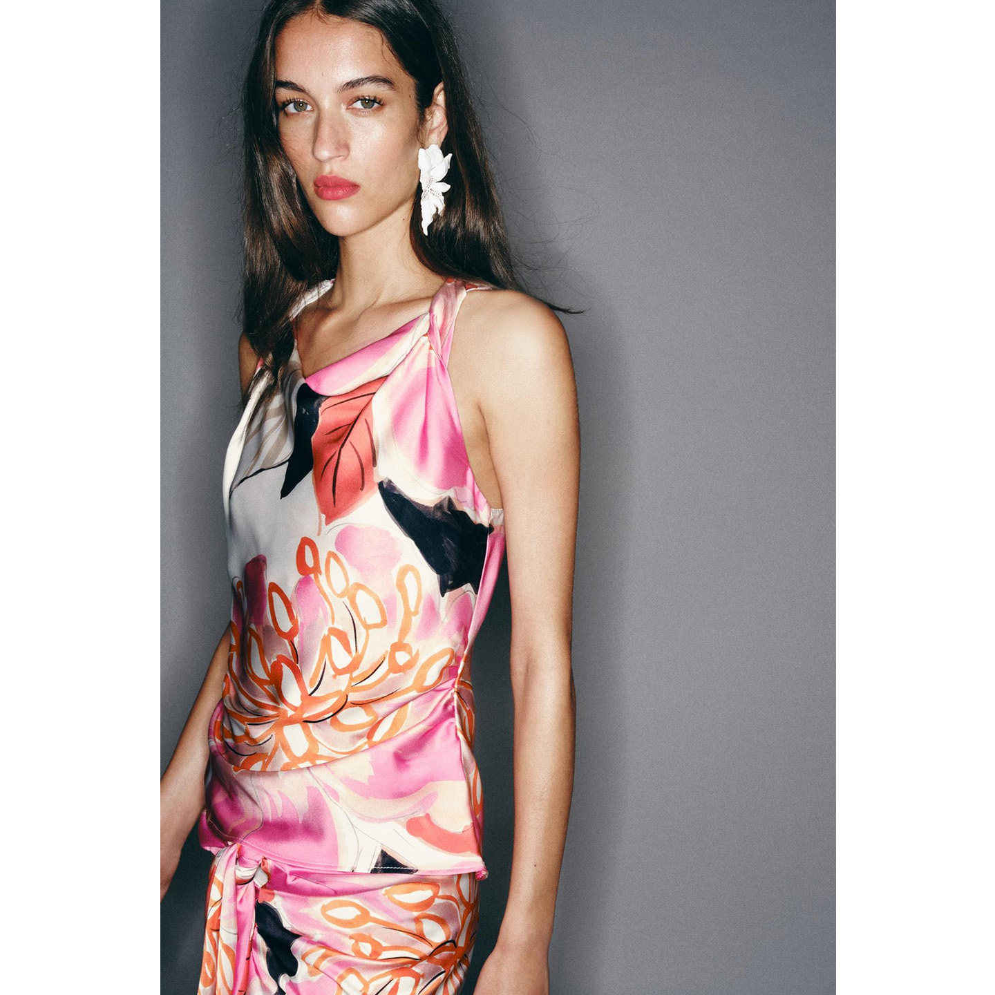Hoge taille, midi-rok, jurk me - Midi Skirt Floral recensie en prijs
